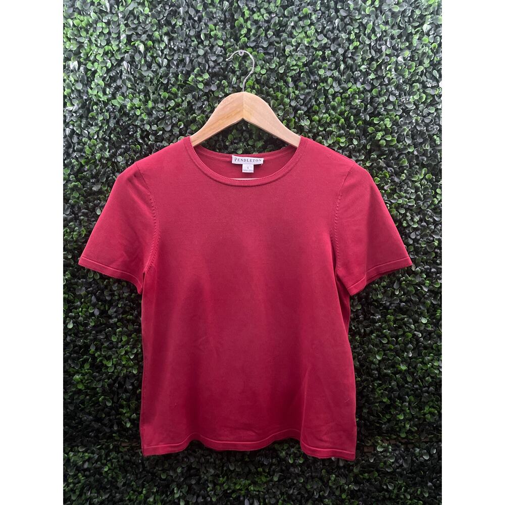 Pendleton Red Blouse Women’s Size S